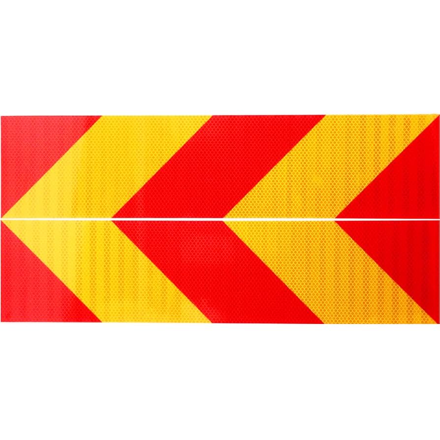 Amazon.co.jp: 大型後部反射器 反射板 トラック トラクター 縞型